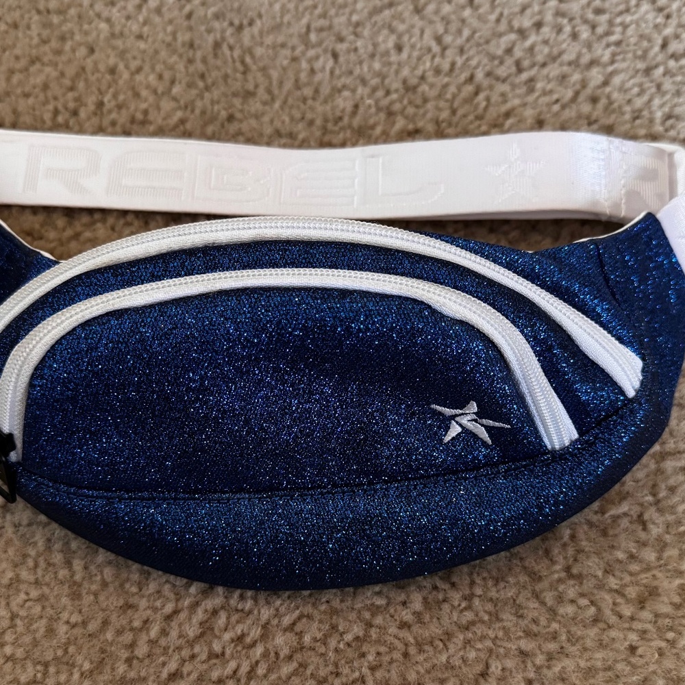 Rebel blue and white Fanny pack